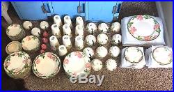 (106) Vtg. Franciscan Pottery Desert Rose Dishes Lot Plates/bowls/Replacements