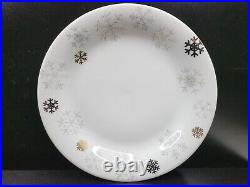10 Dansk Snowflake Souip Bowl Set 8 7/8 Vintage Holiday Christmas Dish Ware Lot