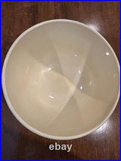 10 McCoy Pottery YellowithCream Ribbed Beehive Vintage Mixing Bowl
