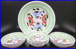 11 Pc Sasai Ironstone Jack Richter Serving Salad Bowls Set Vintage Floral Japan