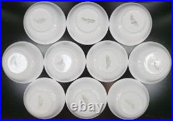 11 Pc Sasai Ironstone Jack Richter Serving Salad Bowls Set Vintage Floral Japan