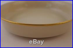 11 Pc Vintage Lenox Eternal Cream Porcelain Gold Gilt Trim Coupe Soup Bowl Set