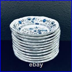 11 Vintage Blue Onion Sone Japan 5.5 Berry Bowls Bowl Set Of 11 Scallop Edge