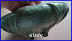 1910-1920 Stunning Fulper Tiger Eye Footed Bowl 9