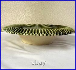 1915-1925 Roseville Pottery Donatello #61 12 Rolled Edge Plate Bowl Dish Rare
