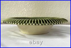 1915-1925 Roseville Pottery Donatello #61 12 Rolled Edge Plate Bowl Dish Rare
