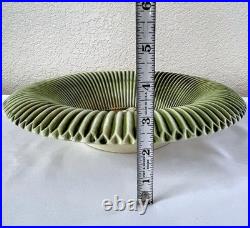 1915-1925 Roseville Pottery Donatello #61 12 Rolled Edge Plate Bowl Dish Rare