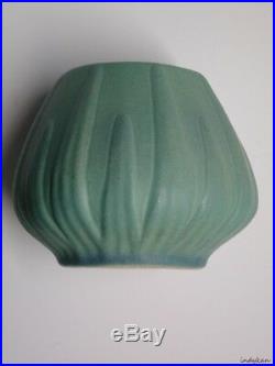 1920's Van Briggle Yucca Leaves Pottery Vase Bowl Planter Vintage Good Condition