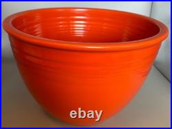 (1936-1945) Vintage Homer Laughlin Fiesta #5 Red Mixing Bowl. #1