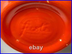 (1936-1945) Vintage Homer Laughlin Fiesta #5 Red Mixing Bowl. #1