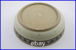 1970s Vintage David Mischke Studio Art Pottery Serving Bowl Putney Vt Artist