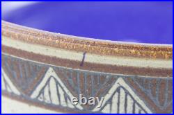 1970s Vintage David Mischke Studio Art Pottery Serving Bowl Putney Vt Artist