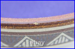 1970s Vintage David Mischke Studio Art Pottery Serving Bowl Putney Vt Artist