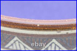 1970s Vintage David Mischke Studio Art Pottery Serving Bowl Putney Vt Artist