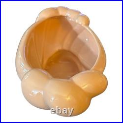 1981 Vintage Jaru Pottery RARE Abstract Centerpiece Bowl Pink