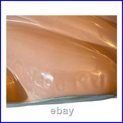 1981 Vintage Jaru Pottery RARE Abstract Centerpiece Bowl Pink