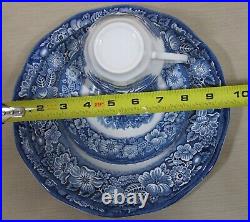(20) Wedgwood Liberty Blue Dinnerware 20 Pieces Place Set Service For 4 England