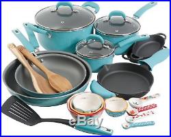 24-Piece Cookware Combo Set The Pioneer Woman Vintage Speckle PANS POTS BOWLS
