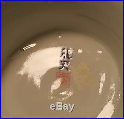2 IKEBANA japanese celadon flower pot vase bowl vtg art asian pottery porcelain