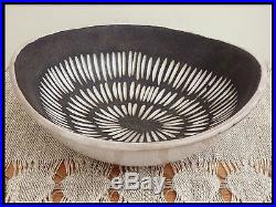 #2 Vtg 50s INGRID ATTERBERG Upsala Ekeby Sweden NEGRO Pottery Ceramic Bowl Dish