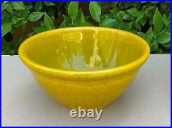 3 Vintage GAINEY CERAMICS Art Pottery Kitchen Mixing Bowls Planter Bowl Planters