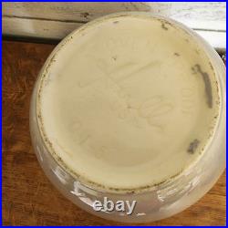 3 Vtg. Rare Color USA Original Mixing Bowls Stoneware Pottery Cottage Core MCM
