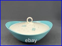 4 Vernonware Heavenly Days Covered Vegetable Serving Bowl + 3 More Bowls MCM