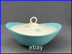 4 Vernonware Heavenly Days Covered Vegetable Serving Bowl + 3 More Bowls MCM