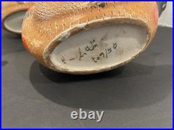 4 Vintage Bitossi for Goodfriend Pheasant Bird Pottery Bowls Italy Aldo Londi