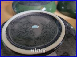 4 Vintage Japan Bowls 6-3/8 Handcrafted Mino Ware Pottery Stamped MCM 4 Vintage Japan Bowls 6-3/8 Handcrafted Mino Ware Pottery Stamped MCM