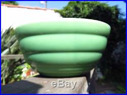 5 BAUER VINTAGE 40's MIXING BOWLS RAY MURRAY PASTEL PICK UP IN LOS ANGELES