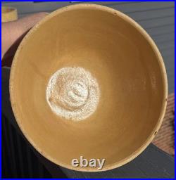 5pc VTG RRB Co. Roseville Ohio Stoneware Pottery 9, 8, 7, 6, 5 Mixing Bowls