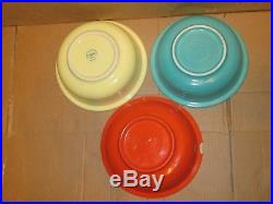 (63) Vintage Pieces Fiesta Ware Plates Casserole Mugs Bowls Chop Plates Gravy++