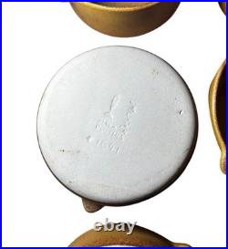 6 Bennington Potters 1641 Lug Bowl Trinket Dish 5 Pottery Handles Mustard