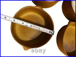 6 Bennington Potters 1641 Lug Bowl Trinket Dish 5 Pottery Handles Mustard