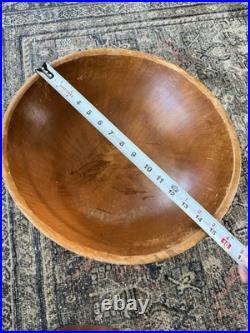 6 Primitive & Antique Turned Bowls