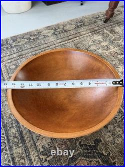 6 Primitive & Antique Turned Bowls