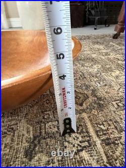 6 Primitive & Antique Turned Bowls