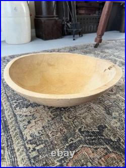6 Primitive & Antique Turned Bowls