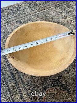 6 Primitive & Antique Turned Bowls