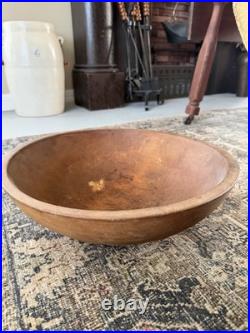 6 Primitive & Antique Turned Bowls