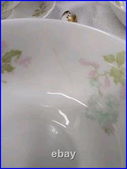 6 Sets Vtg Haviland France Limoges Bretagne Coupe Bowls Cups Saucers 18pcs Gold