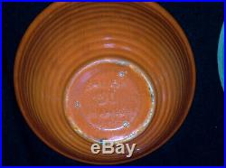 (6) VTG 1930's BAUER LOS ANGELES Ring Ware RARE Nesting Pottery Bowls 5.5-11