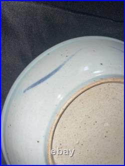 8.5 D /antique /late Qing dynasty/ underglaze red porcelain/bowl