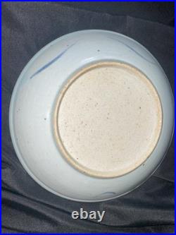 8.5 D /antique /late Qing dynasty/ underglaze red porcelain/bowl