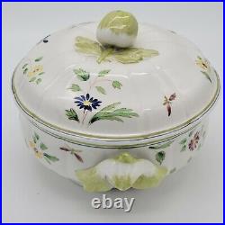 8.5 Longchamp France Moustiers Lidded Handled Footed Tureen
