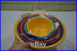AWESOME Vintage 6 piece Bauer Nesting Bowls Full Original Set- Best Ive seen