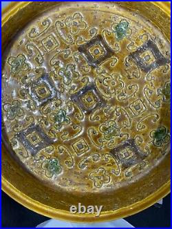 A Rare MustardColoured Aldo Londi Bitossi Bowl / Ash tray