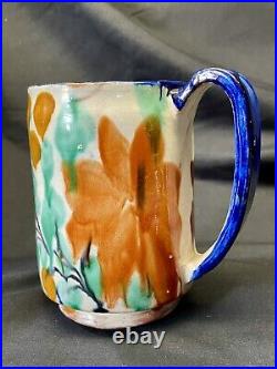 Alfareria Jimenez Zaragoza Abstract Mexican Art Pottery Mug & Bowl