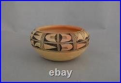 Anita Polacca (1929-2008) Vintage Traditional Hopi Yellow Ware Pot Bowl